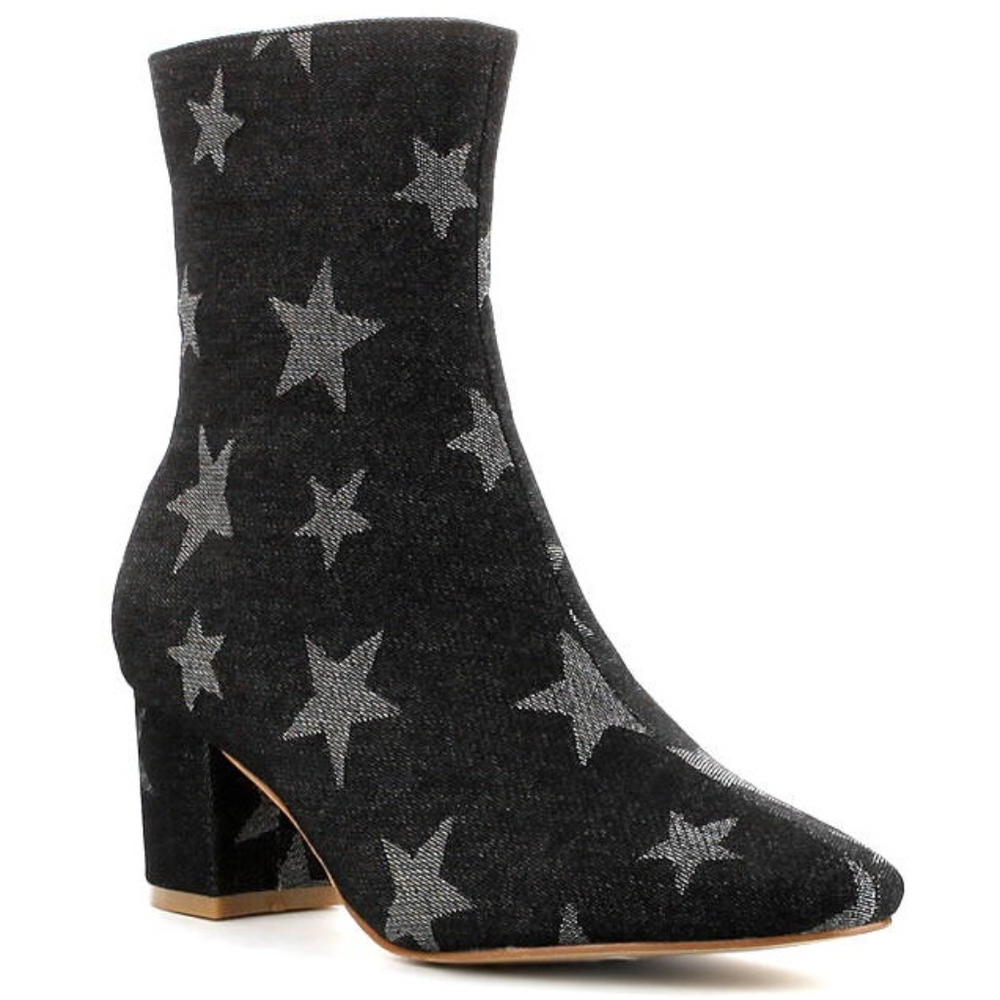 StarShip Galaxy STAR BOOTiE SHOES Side Zipper 8.5